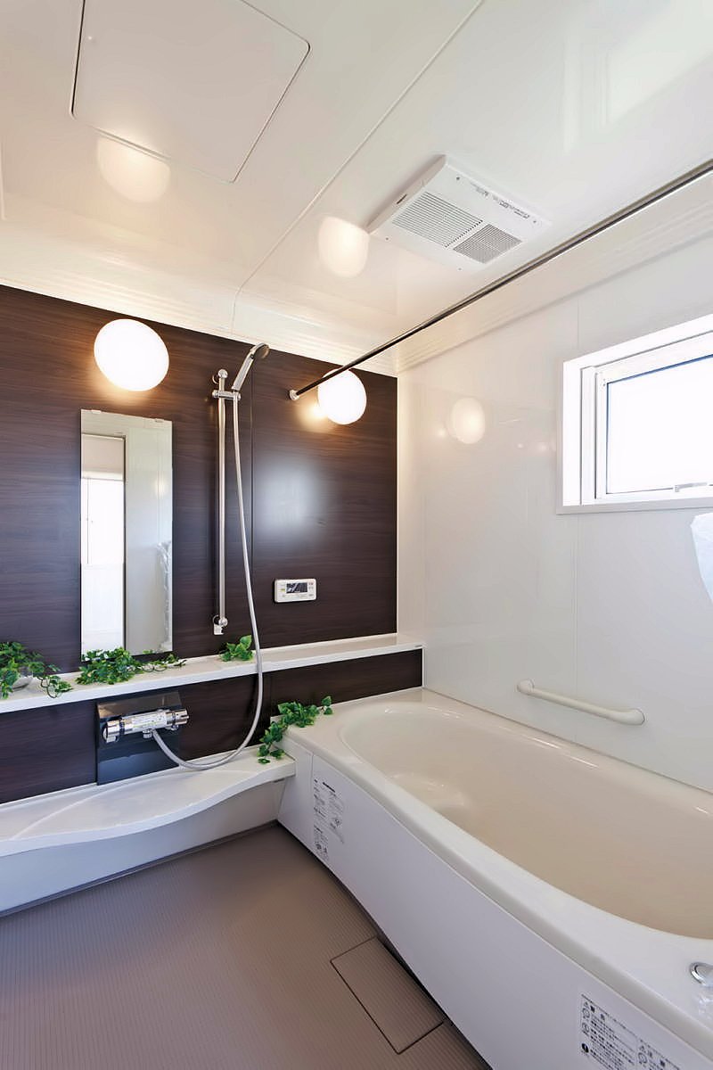 金沢のモデルハウス浴室です