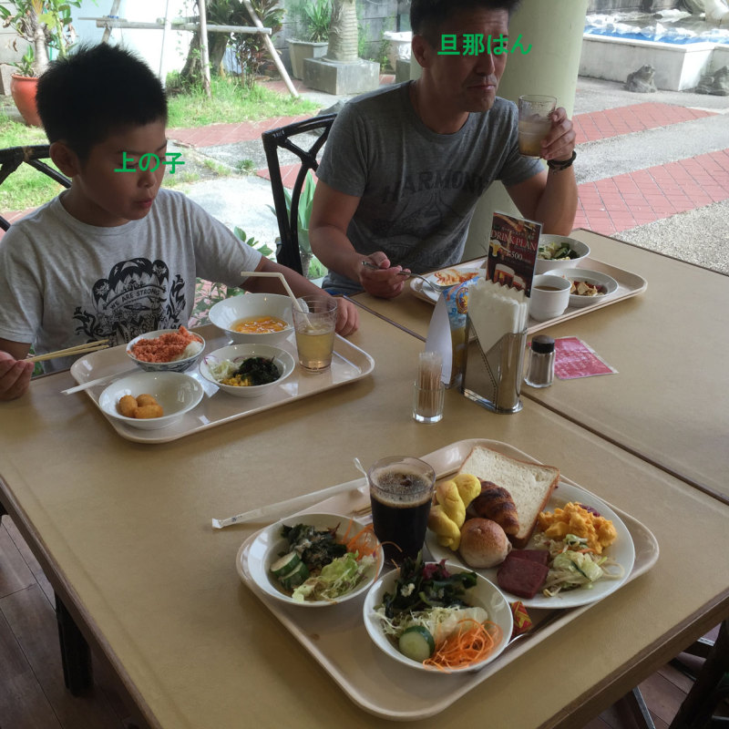 沖縄　パシフィックホテル　朝食バイキング